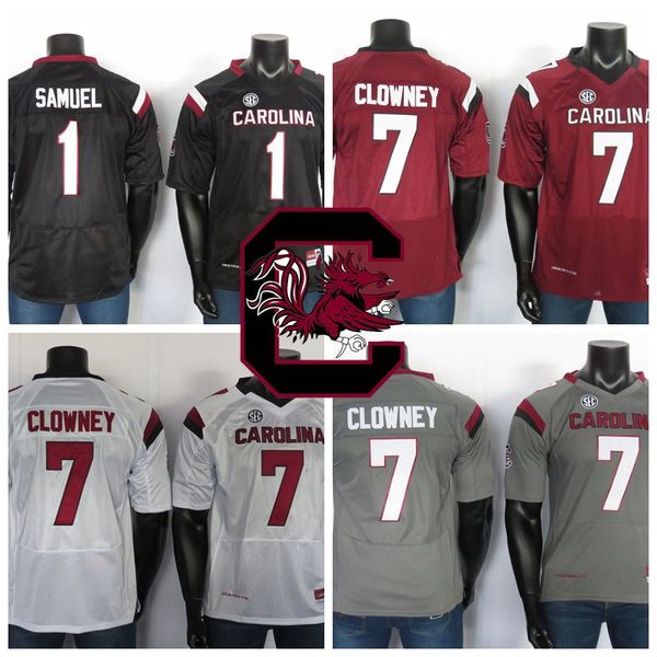 2019 ncaa south carolina gamecocks jerseys 1 deebo samuel jersey 7 jadeveon clowney red white gray college football jersey stitched, Black
2019 ncaa south carolina gamecocks jerseys 1 deebo samuel jersey 7 jadeveon clowney red white gray college football jersey stitched, Black