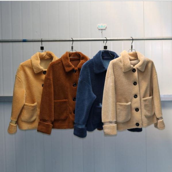womens short section man-made sheep fur jackets large size winter autumn warm female fake wool jackets fashion fur j3050, Black
womens short section man-made sheep fur jackets large size winter autumn warm female fake wool jackets fashion fur j3050, Black