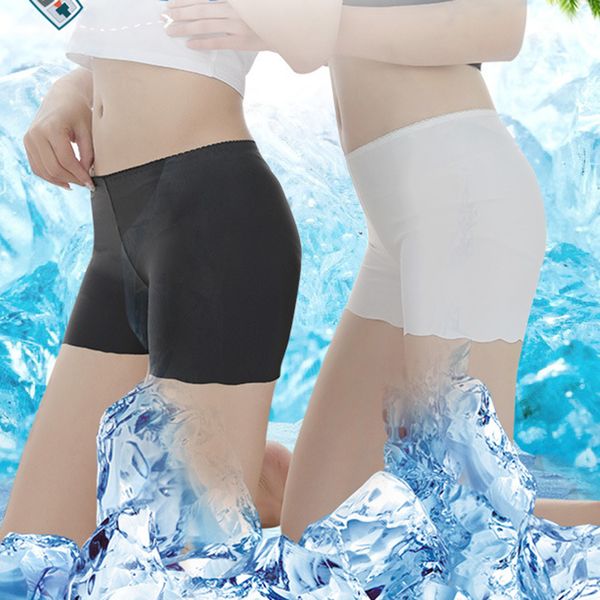 women safety shorts nylon high waist panties seamless trackless ice silk anti-slip safety short pants girls underwear, Black;pink
women safety shorts nylon high waist panties seamless trackless ice silk anti-slip safety short pants girls underwear, Black;pink