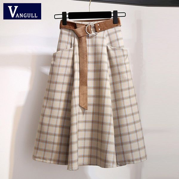 vangull plaid women skirts autumn plus size a-line long girls skirt female vintage warm thick winter high waist female skirts, Black
vangull plaid women skirts autumn plus size a-line long girls skirt female vintage warm thick winter high waist female skirts, Black