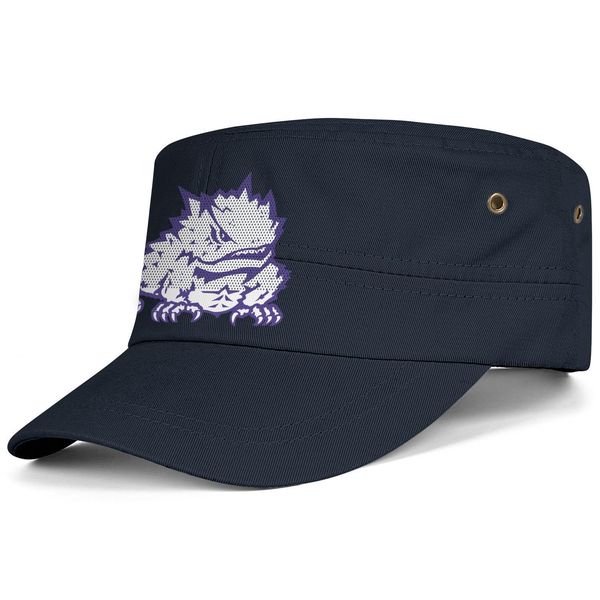 tcu horned frogs football mesh logo black men women military cap styles cadet cap army tactical hat flat hat student military hat baseb, Blue;gray
tcu horned frogs football mesh logo black men women military cap styles cadet cap army tactical hat flat hat student military hat baseb, Blue;gray