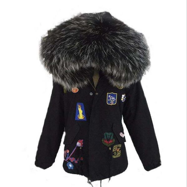 2020 black raccoon fur trim meifeng women snow jacket with micro chapter black rabbit fur lining black mini parkas
2020 black raccoon fur trim meifeng women snow jacket with micro chapter black rabbit fur lining black mini parkas