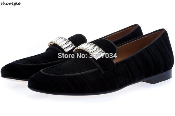 shooegle men's dress shoes wedding moccasins crystal brooch men slippers slip on wrinkle loafrers party shoes men, Black
shooegle men's dress shoes wedding moccasins crystal brooch men slippers slip on wrinkle loafrers party shoes men, Black