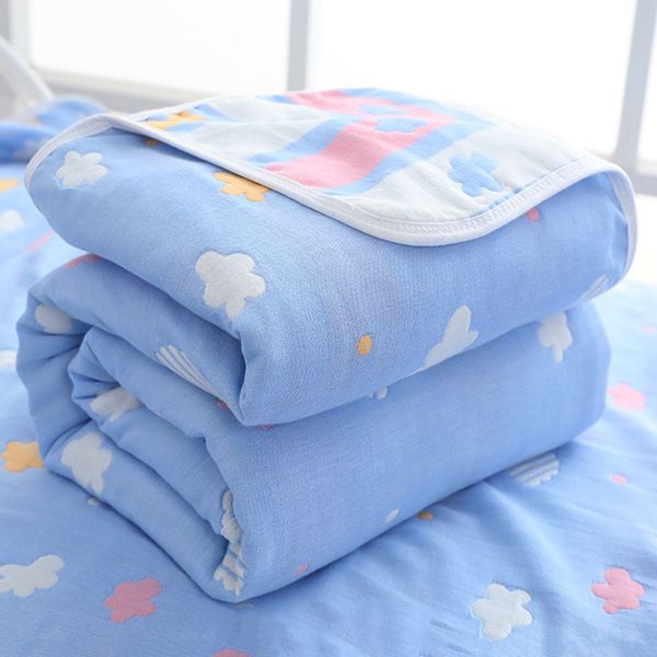 cartoon gauze children sleep blanket comfortable cotton baby blanket bath towel 120*150cm 6-layer warm swaddle quilt for newborn
cartoon gauze children sleep blanket comfortable cotton baby blanket bath towel 120*150cm 6-layer warm swaddle quilt for newborn