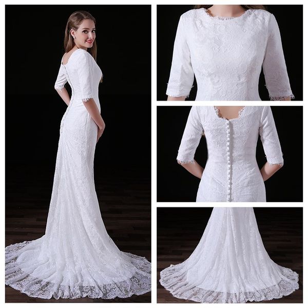 ma010 jewel neck white mermaid wedding dresses with sleeves sweep train covered button up lace wedding dress bridal gown vestidos de novia
ma010 jewel neck white mermaid wedding dresses with sleeves sweep train covered button up lace wedding dress bridal gown vestidos de novia