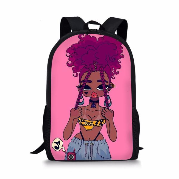 imido 2020 new aftro art african girl school backpack stylish women travel laprucksack for children book bag custom dropping
imido 2020 new aftro art african girl school backpack stylish women travel laprucksack for children book bag custom dropping