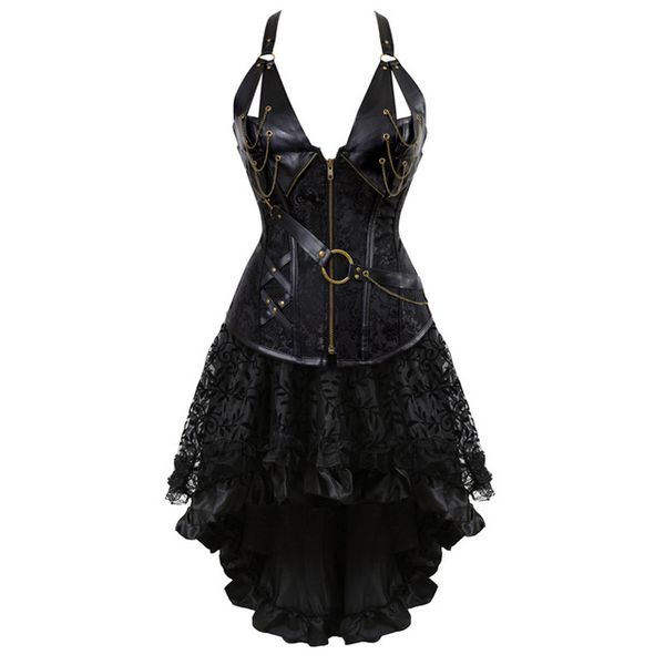 bustiers & corsets 15 steampunk bustier corset dress plus size black brown zipper faux leather with skirt gothic punk burlesque pirate, Black;white
bustiers & corsets 15 steampunk bustier corset dress plus size black brown zipper faux leather with skirt gothic punk burlesque pirate, Black;white