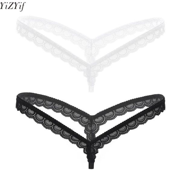 yizyif lace panties women fashion cozy lingerie tempting pretty g-string cotton low waist cute women underwear, Black;pink
