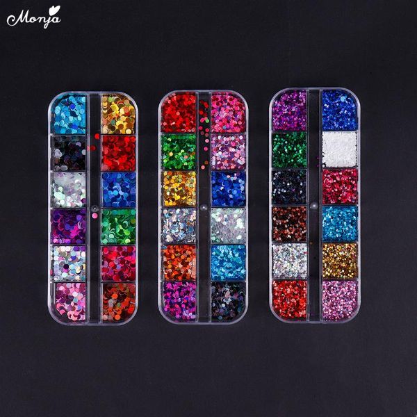monja 12 grids mixed color round nail art glitter flake natural sparkly sequins diy decal decorations 3d nails accessories, Silver;gold
monja 12 grids mixed color round nail art glitter flake natural sparkly sequins diy decal decorations 3d nails accessories, Silver;gold