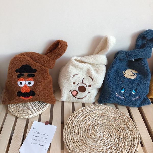 white winter cartoon handbags plush shoulder bag cute bear face embroidery hand bag women solid color ladies tote polyester
white winter cartoon handbags plush shoulder bag cute bear face embroidery hand bag women solid color ladies tote polyester