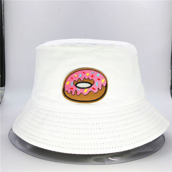 the new style doughnut embroidery bucket hat fisherman hat outdoor travel sun cap hats for child men and women 146
the new style doughnut embroidery bucket hat fisherman hat outdoor travel sun cap hats for child men and women 146
