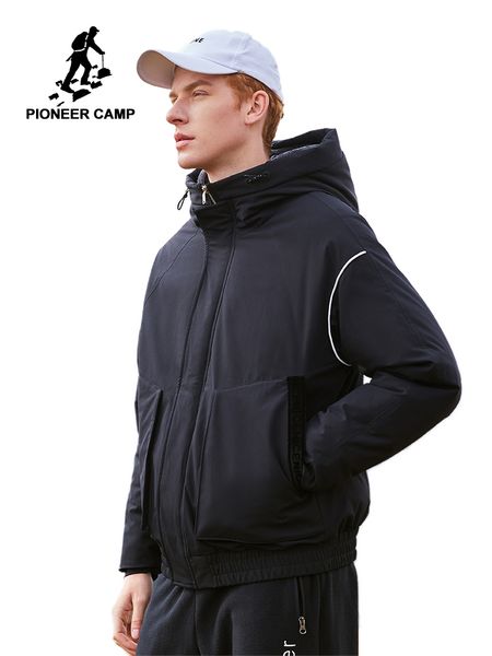 pioneer camp brand short down jacket men hooded solid color causal thick zipper winter men's coats 2019 ayr903427, Black
pioneer camp brand short down jacket men hooded solid color causal thick zipper winter men's coats 2019 ayr903427, Black