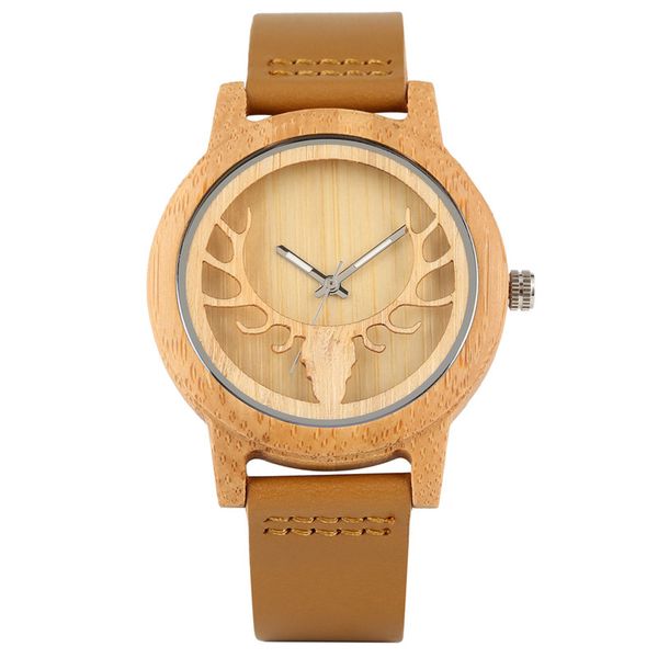 modern watches watch luminous hands quartz analog elk design women wooden leather wrist natural bamboo band wuklw, Slivery;brown
modern watches watch luminous hands quartz analog elk design women wooden leather wrist natural bamboo band wuklw, Slivery;brown