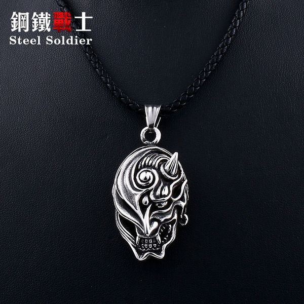 steel soldier devil skull pendant 316l stainless steel punk biker unqiue jewelry drop shipping, Silver
steel soldier devil skull pendant 316l stainless steel punk biker unqiue jewelry drop shipping, Silver