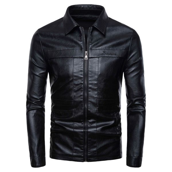 feitong men's autumn winter new retro turn-down collar jacket pure long sleeved coat, Black
feitong men's autumn winter new retro turn-down collar jacket pure long sleeved coat, Black