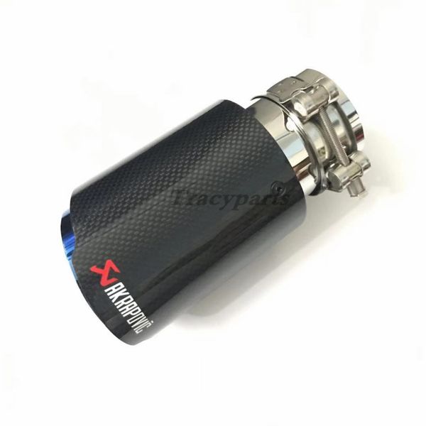 1pcs akrapovic plain weave glossy carbon exhaust system muffler blue plain tip tail pipes universal straight stainless steel
1pcs akrapovic plain weave glossy carbon exhaust system muffler blue plain tip tail pipes universal straight stainless steel