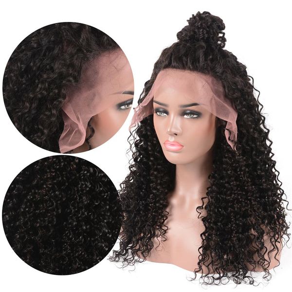 curly human hair wig hair 360 lace frontal wig 180 density brazilian kinky curly lace front human hair wigs, Black
curly human hair wig hair 360 lace frontal wig 180 density brazilian kinky curly lace front human hair wigs, Black
