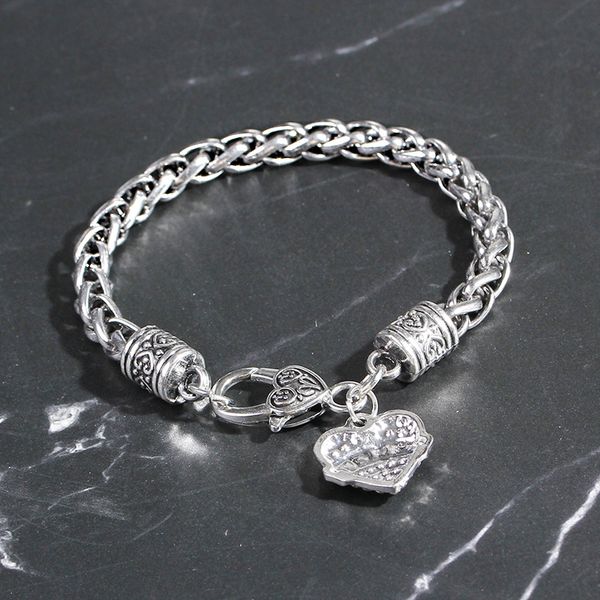 mom sister mimi nana family member fashion heart women bracelet sterling silver plated jewelry ing, Black
mom sister mimi nana family member fashion heart women bracelet sterling silver plated jewelry ing, Black