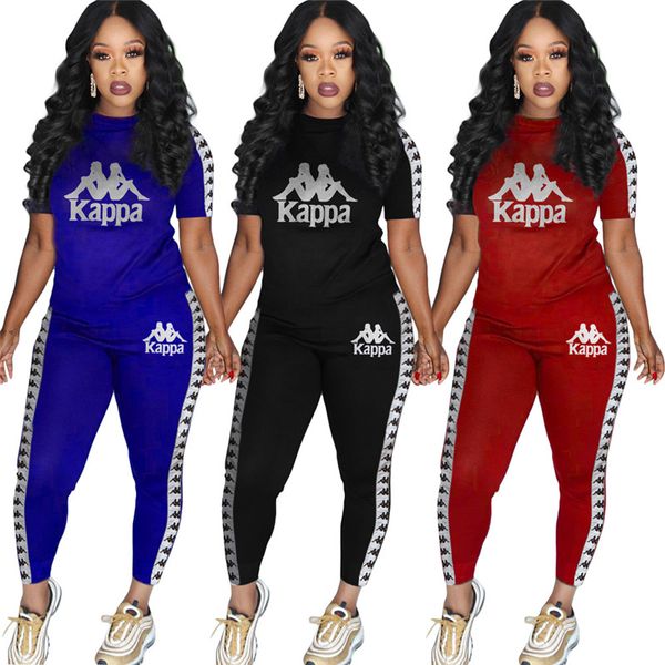 brand women tracksuit spring summer two piece set short sleeve t-shirt+pants sports suit crew neck outfits solid color jogging suit 2792, Gray
brand women tracksuit spring summer two piece set short sleeve t-shirt+pants sports suit crew neck outfits solid color jogging suit 2792, Gray