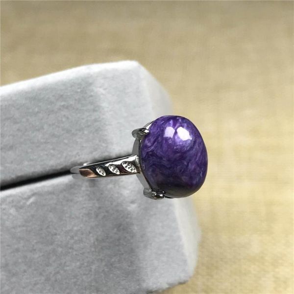 genuine natural purple charoite ring jewelry woman lady man crystal 12x9mm oval beads love silver gemstone adjustable ring, Golden;silver
genuine natural purple charoite ring jewelry woman lady man crystal 12x9mm oval beads love silver gemstone adjustable ring, Golden;silver
