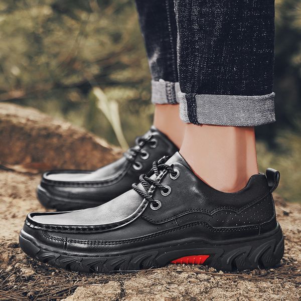 genuine leather shoes men flats fashion men's casual shoes man soft comfortable lace up oxfords big size 48, Black
genuine leather shoes men flats fashion men's casual shoes man soft comfortable lace up oxfords big size 48, Black
