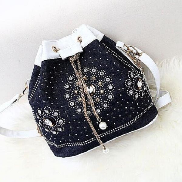 new bucket bag women diamond rhinestone jeans clutches denim bags women shoulder messenger bags gold chain tote
new bucket bag women diamond rhinestone jeans clutches denim bags women shoulder messenger bags gold chain tote