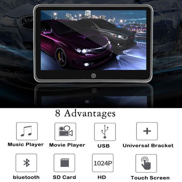 10.1" auto multimedia mp4 mp5 video player headrest car monitor tft hd lcd hd touch screen bluetooth headrest monitor ultrathin
10.1" auto multimedia mp4 mp5 video player headrest car monitor tft hd lcd hd touch screen bluetooth headrest monitor ultrathin