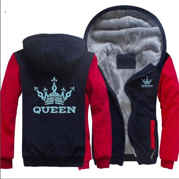 print designer hoodies fashion panelled luminous males hoodies casual zipper cardigan males clothing mens queen crown, Black
print designer hoodies fashion panelled luminous males hoodies casual zipper cardigan males clothing mens queen crown, Black