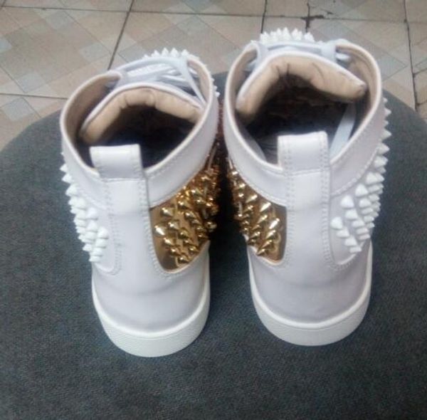black/maroon spikes high sneakers red bottom shoes women,men trainers wine-red patent leather junior lace-up spikes red sole luxury part
black/maroon spikes high sneakers red bottom shoes women,men trainers wine-red patent leather junior lace-up spikes red sole luxury part