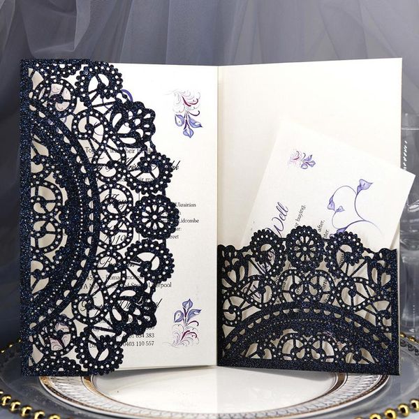 hollow invitation card letter out shell lace glitter invitation letter 10 pieces / pack wedding invitations
hollow invitation card letter out shell lace glitter invitation letter 10 pieces / pack wedding invitations