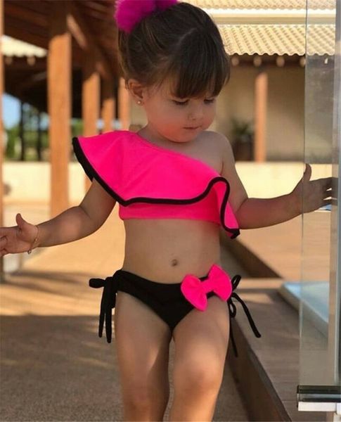 2020 summer 2pcs toddler kids baby girl solid swimwear bow one-shoulder bikini set swimsuit swimming costume two-piece suits
2020 summer 2pcs toddler kids baby girl solid swimwear bow one-shoulder bikini set swimsuit swimming costume two-piece suits