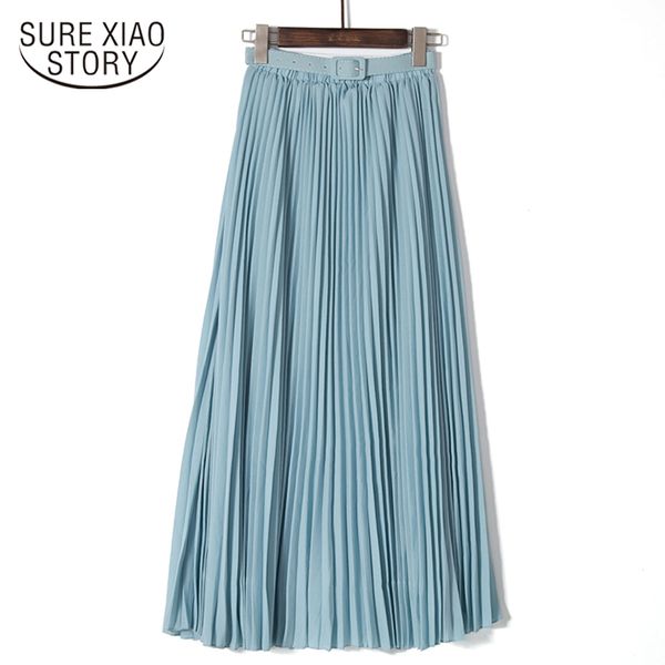 maxi skirts women summer new high waist pleated skirt chiffon casual elasticity waist solid skirt vintage jupe femme 8750 50, Black
maxi skirts women summer new high waist pleated skirt chiffon casual elasticity waist solid skirt vintage jupe femme 8750 50, Black