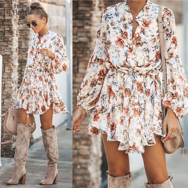 white ruffled mini vintage print irregular dress autumn clothing lantern sleeve elegant chiffon dress lace up slim streetwear, Black;gray
white ruffled mini vintage print irregular dress autumn clothing lantern sleeve elegant chiffon dress lace up slim streetwear, Black;gray
