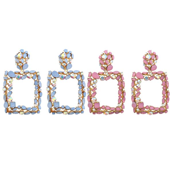 2 pair statement earrings for women large square crystal big earrings rhinestone drop geometric fashion jewelry luxury boho vint, Silver
2 pair statement earrings for women large square crystal big earrings rhinestone drop geometric fashion jewelry luxury boho vint, Silver
