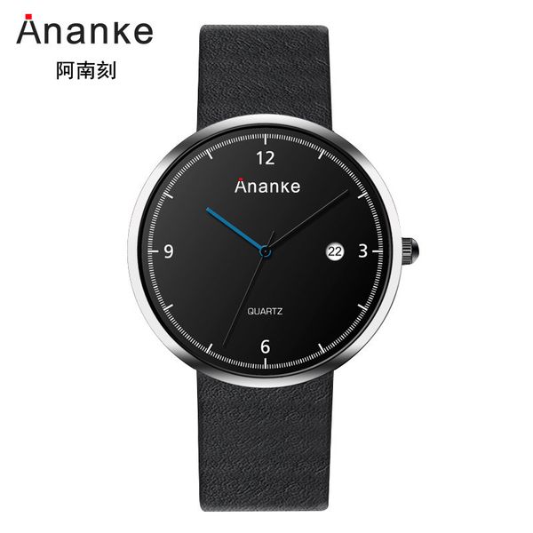 men's watch simple fashion belt quartz watch ultra thin calendar student, Slivery;brown
men's watch simple fashion belt quartz watch ultra thin calendar student, Slivery;brown