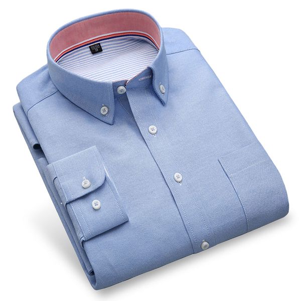 men casual shirts fashion spring autumn formal long sleeve solid color slim fit social men oxford dress shirt, White;black
men casual shirts fashion spring autumn formal long sleeve solid color slim fit social men oxford dress shirt, White;black