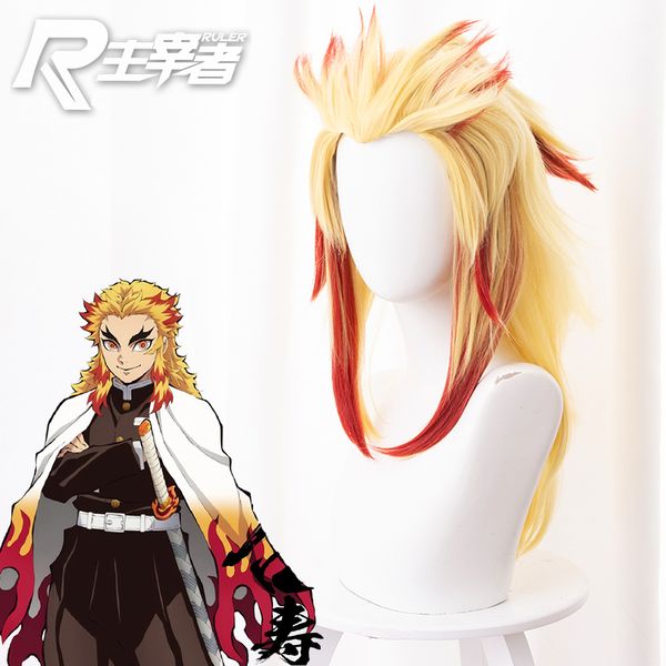 wigs prop demon slayer:kimetsu no yaiba rengoku shinjurou cosplay yellow highlights red medium-length hair+ small ponyta, Black
wigs prop demon slayer:kimetsu no yaiba rengoku shinjurou cosplay yellow highlights red medium-length hair+ small ponyta, Black