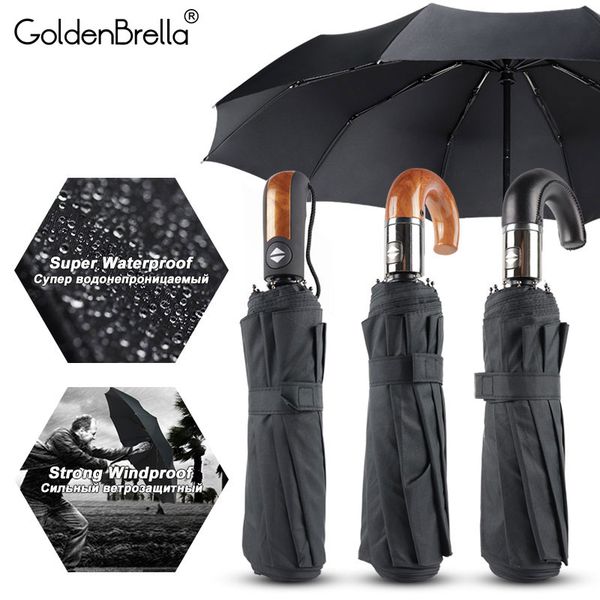 10ribs folding automatic umbrella rain women leather wood handle business british style umbrella large men strong wind umbrellas
10ribs folding automatic umbrella rain women leather wood handle business british style umbrella large men strong wind umbrellas