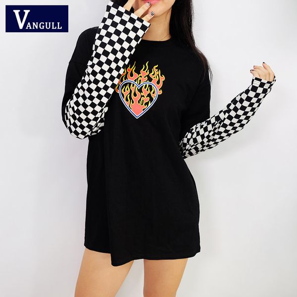 vangull women plaid patchwork long sleeve flaming heart print sweatshirt 2019 autumn winter black checkerboard pullover hoodies
vangull women plaid patchwork long sleeve flaming heart print sweatshirt 2019 autumn winter black checkerboard pullover hoodies