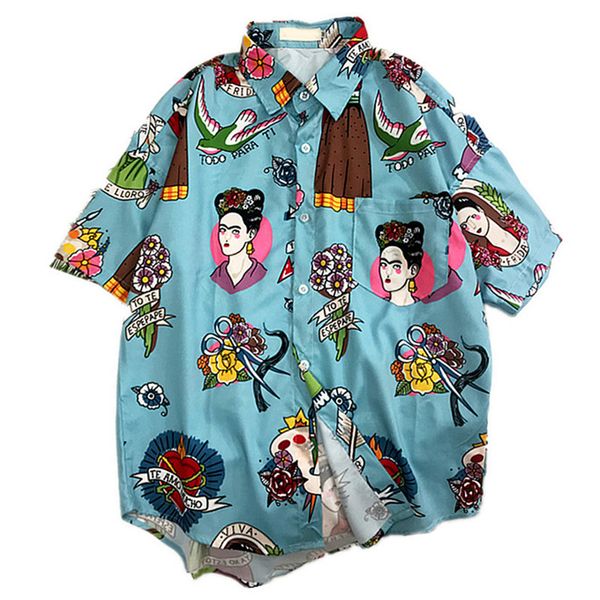 men turn-down collar shirts japanese printed short sleeve summer tees casual breathable blouse beach shirt plus size, White;black
men turn-down collar shirts japanese printed short sleeve summer tees casual breathable blouse beach shirt plus size, White;black