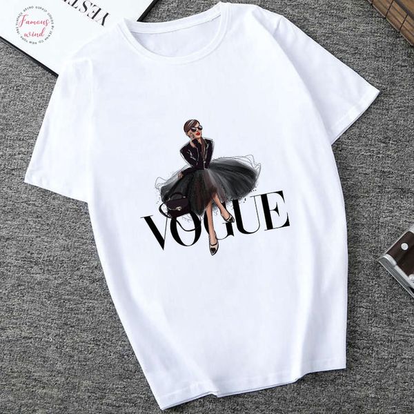 женщины white top shirt vogue lady harajuku печать 2019 лето с коротким рукавом мода streetwear tshirt для женщин корейской рубашки верхней
женщины white top shirt vogue lady harajuku печать 2019 лето с коротким рукавом мода streetwear tshirt для женщин корейской рубашки верхней