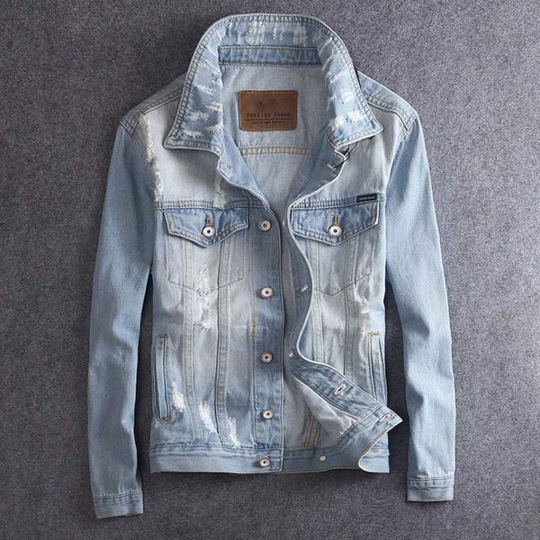 mens denim jacket spring autumn fashion trendy denim jacket mens jeans outwear male cowboy coats clothing, Black;brown
mens denim jacket spring autumn fashion trendy denim jacket mens jeans outwear male cowboy coats clothing, Black;brown