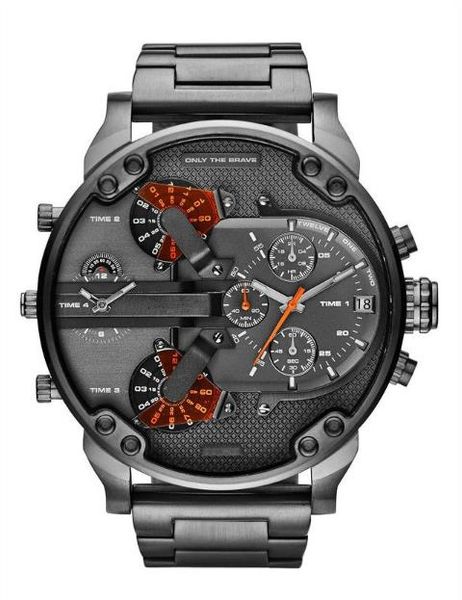 dz4280 dz7315 dz7314 dz4281 multi time zone wristwatch montre military clock 55mm big dial dz stainless steel watch men's sport quartz, Slivery;brown
dz4280 dz7315 dz7314 dz4281 multi time zone wristwatch montre military clock 55mm big dial dz stainless steel watch men's sport quartz, Slivery;brown