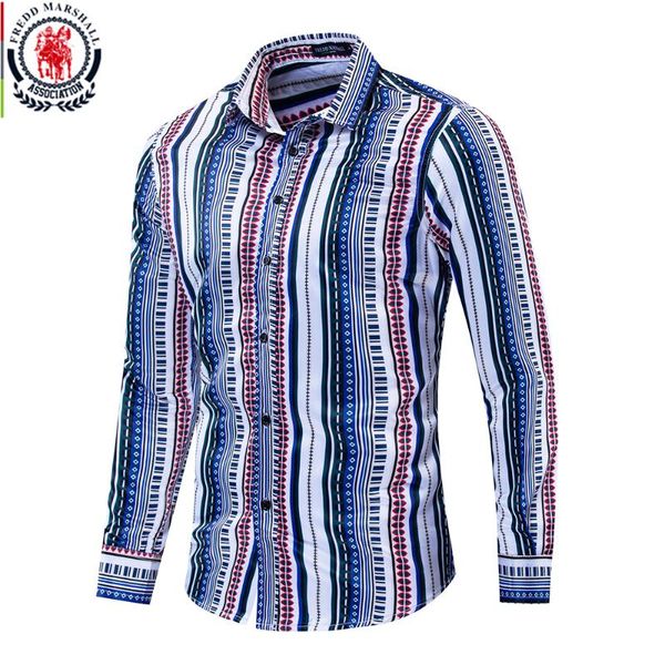 fredd marshall camisa masculina social manga longa 100% cotton striped shirts casual retro button up dress streetwear men 212, White;black
fredd marshall camisa masculina social manga longa 100% cotton striped shirts casual retro button up dress streetwear men 212, White;black