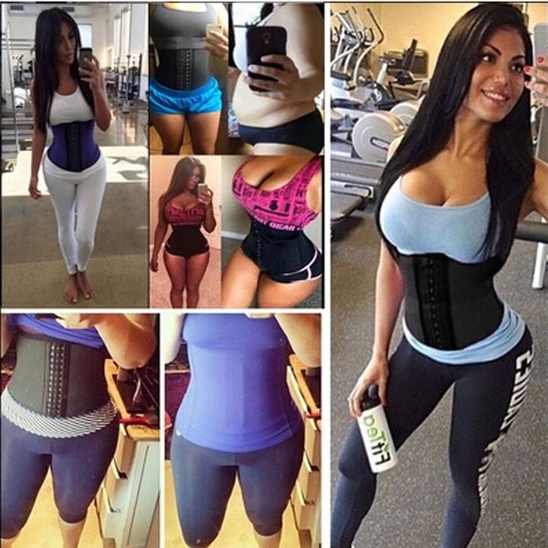 feelingirl waist trainer 100% latex waist cincher corset minceur slim body shaper 9 steel bone xxs shaper inta modeladora, Black;white
feelingirl waist trainer 100% latex waist cincher corset minceur slim body shaper 9 steel bone xxs shaper inta modeladora, Black;white