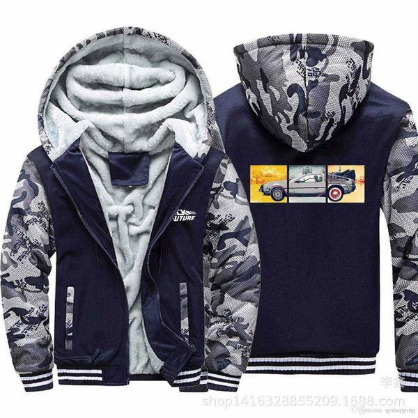back to the future hoodie camouflage hoodies cardigan coat winter thicken fleece cotton coat cashmere hoodie zipper jacket us eu size, Blue;black
back to the future hoodie camouflage hoodies cardigan coat winter thicken fleece cotton coat cashmere hoodie zipper jacket us eu size, Blue;black