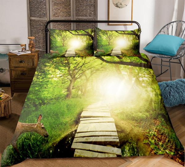 natural bedding set forest dreamland print duvet cover set 3d dreamy bedclothes green home textiles twin double dropship
natural bedding set forest dreamland print duvet cover set 3d dreamy bedclothes green home textiles twin double dropship