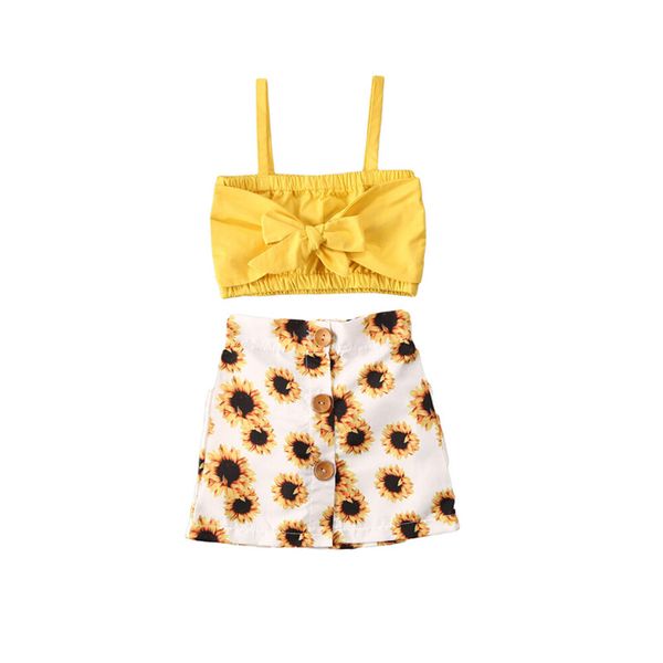 clothing sets born kids baby girls clothes set summer sleeveless suspenders bowknot + sunflower mini button shorts outfits, White
clothing sets born kids baby girls clothes set summer sleeveless suspenders bowknot + sunflower mini button shorts outfits, White