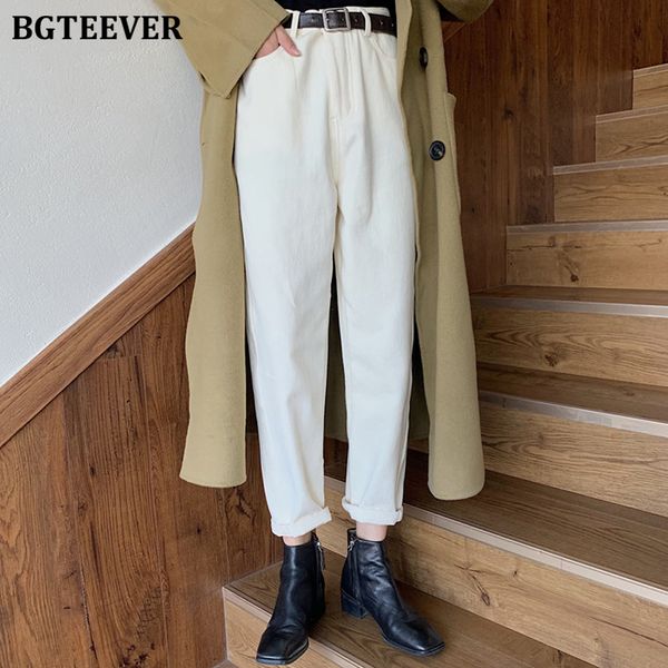 bgteever thicken velvet warm pants female denim pants winter high waist casual long women jeans loose trousers 2019, Blue
bgteever thicken velvet warm pants female denim pants winter high waist casual long women jeans loose trousers 2019, Blue