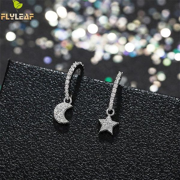 flyleaf full zircon star moon dangle earrings for women new trend 925 sterling silver fashion jewelry drop shipping
flyleaf full zircon star moon dangle earrings for women new trend 925 sterling silver fashion jewelry drop shipping